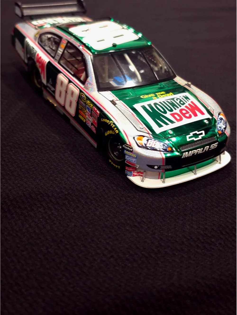 Dale Earnhardt Jr. #88 Mountain Dew Retro 2008 Impala SS 1:24 Scale Diecast Car